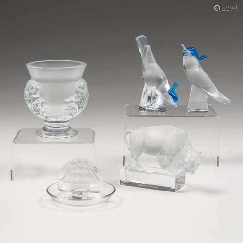 Lalique Paperweights and Vessels