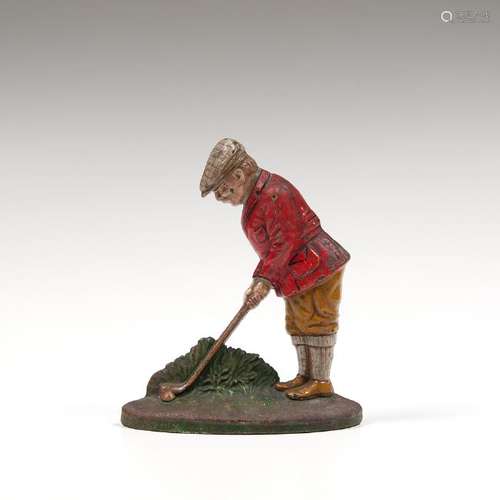 Hubley Cast Iron Doorstop, Putter