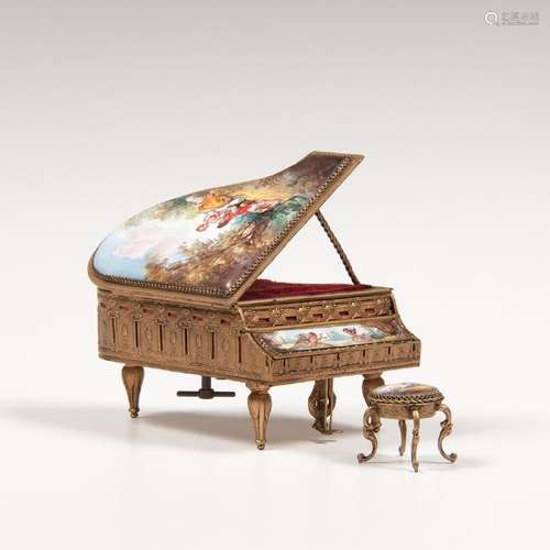 Miniature Piano Music Box