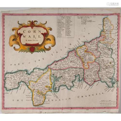 Maps of the British Isles, Plus, Lot of Nine