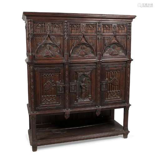 Renaissance Revival Court Cupboard