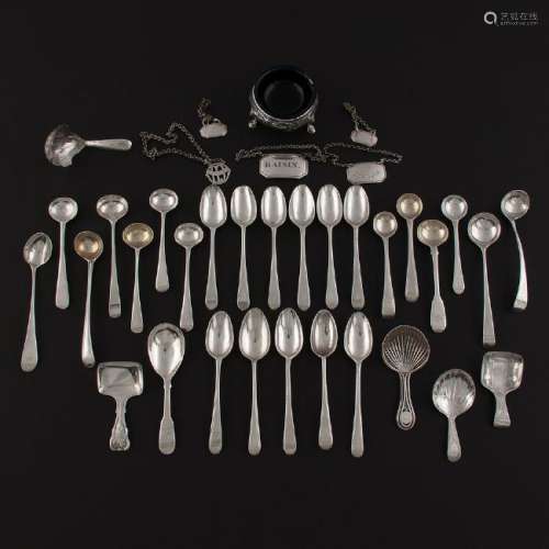 18th-19th Century British Sterling Flatware and