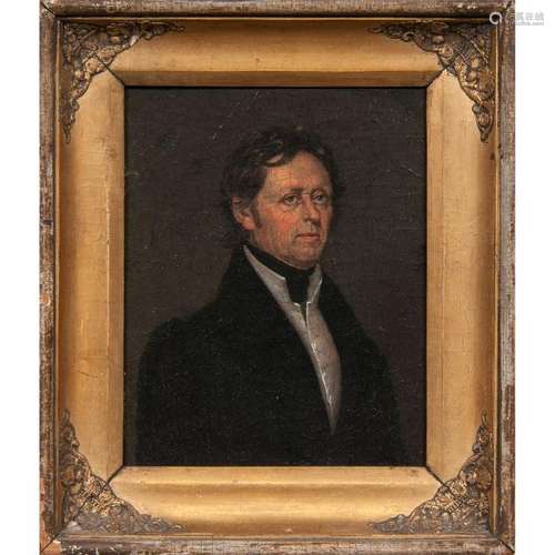 Early 19th Century American Portrait of a Man, Oil on