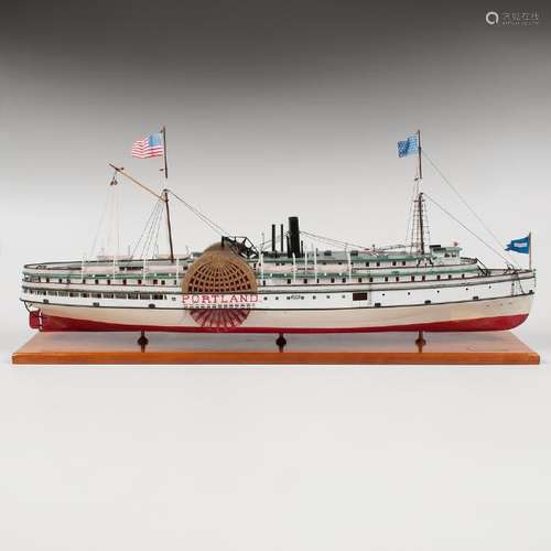 Model of the Steamboat Portland