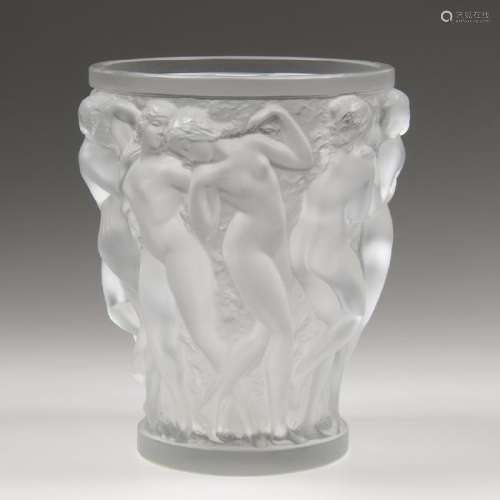 Lalique Vase, Bacchantes