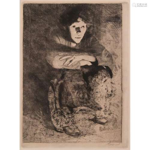 Albert Besnard (French, 1849-1934) Etching