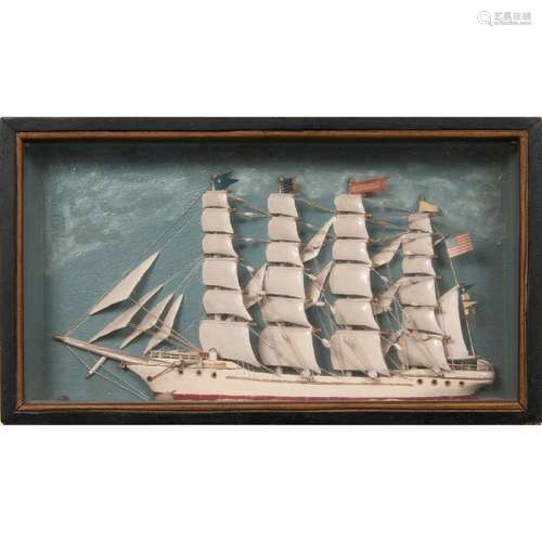 Painted Ship Diorama 