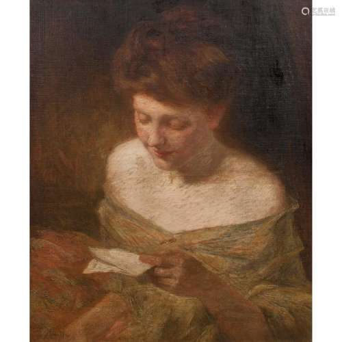 Julian Alden Weir (American, 1852-1919) Oil on Canvas