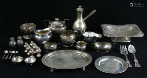 Group of Sterling Silver Holloware Pieces
