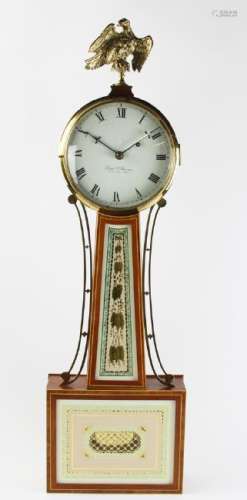 Elmer O. Stennes Federal Style Banjo Clock