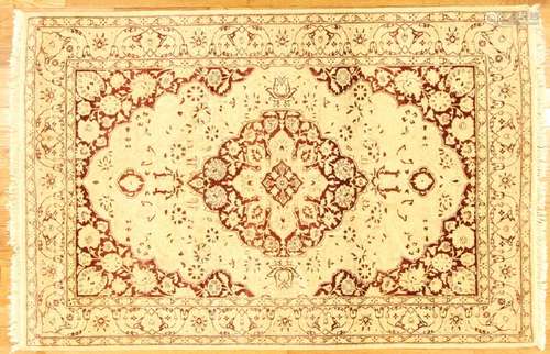 Semi-antique Persian Isfahan Rug