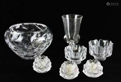 Steuben and Orrefors Glass Pieces