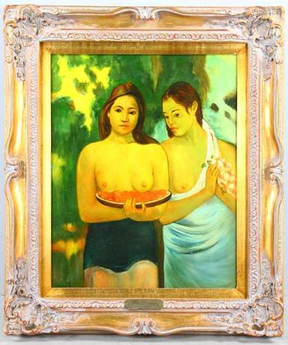 Two Tahitian Women, After Paul Gauguin