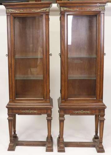 Pair of Continental Style Matching Cabinets