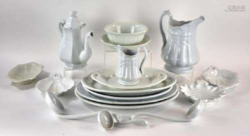Collection of 19th Century White Ironstone