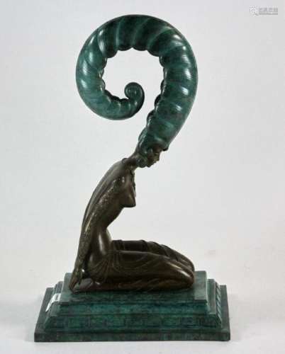 Erte, Art Deco, Bronze Sculpture
