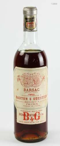 1958 Barton et Guestier Barsac