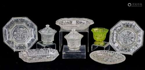 Group of 19th Century Sandwich Glass