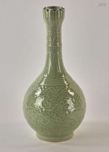 Chinese Red Glazed Porcelain Vase