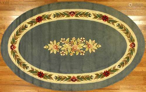 French Style Oval Rug