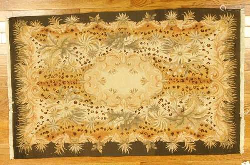 French Needlework Rug