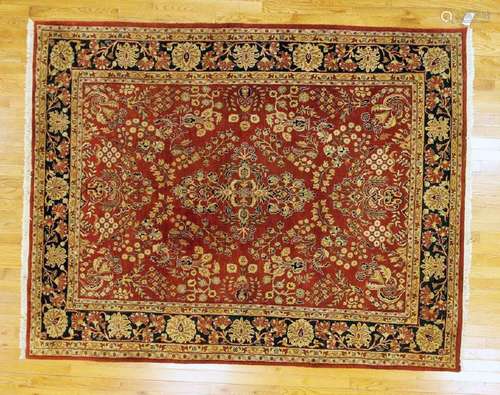 Colorful Indo-Sarouk Rug