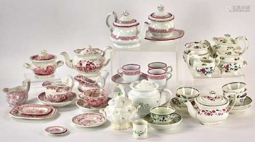 19th C Staffordshire Miniature Tableware