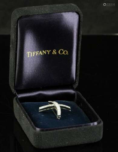 Tiffany & Co. Platinum and Diamond Pin