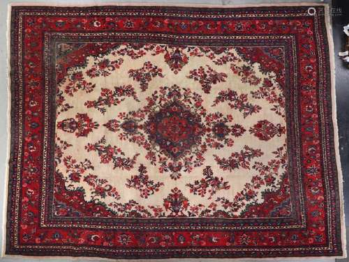 Persian Hamadan White Rug