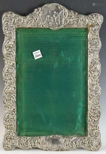 Repousse Sterling Picture Frame