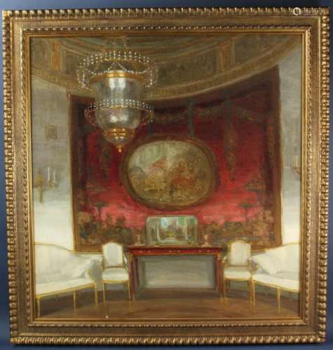 Signed Vasili Kuchumov, Gobelin Room, Pavlovsk Palace