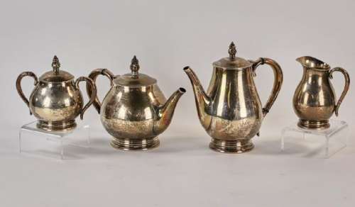 International Sterling Tea Set, Royal Danish