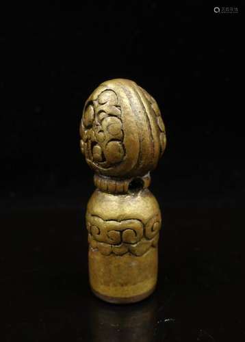 CHINESE TIBETAN BRONZE SEAL