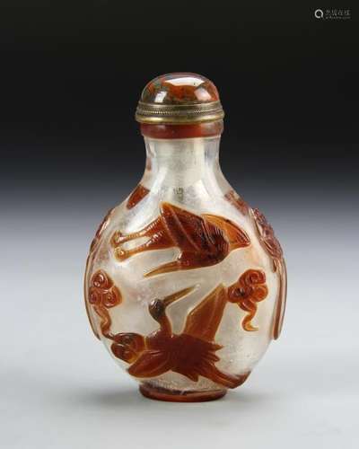 Chinese Peking Glass Snuff Bottle