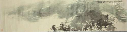 Chinese Scroll Painting of Landscape