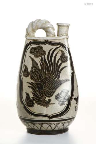 Chinese Cizhou Type Flask