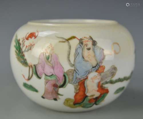 Chinese Famille Rose Brushwasher