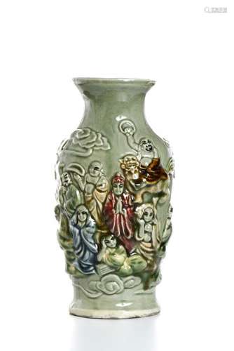 Chinese Celadon Glazed Vase