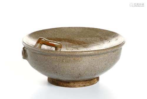 Chinese Brown Glazed Waterpot