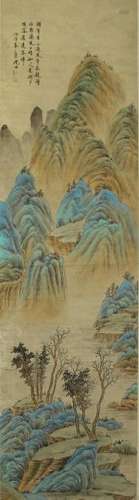 Chinese Scroll Painting of Landscape