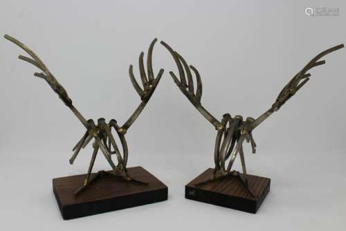Joseph Martinek (1915 - 1989) Brutalist Sculptures