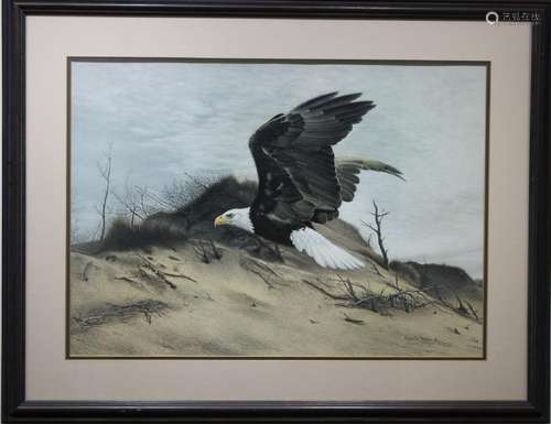 Charles Frace (1926 - 2005) Colored Lithograph