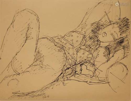 Marcel Gromaire (1892 - 1971) Ink Sketch