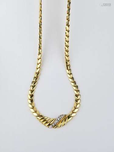 14K Gold & Diamond Necklace