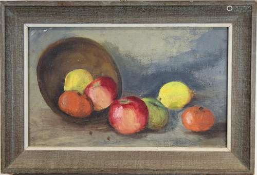 American School, Still Life Painting of Fruit