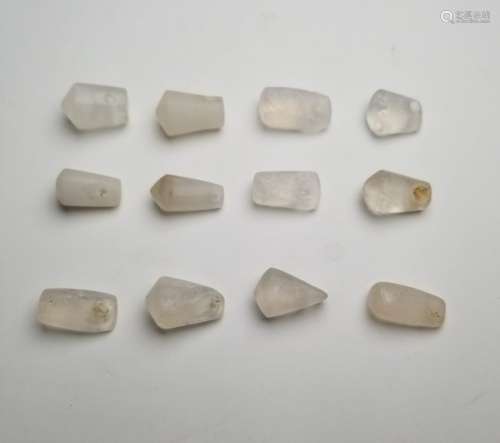 (12) Tairona Crystal Pendants - Colombia