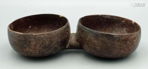 Pair of Colima Conjoined Bowls - West Mexico