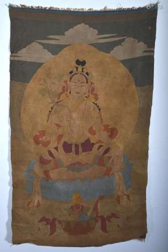 A KESI THANGKA OF TARA.QING PERIOD