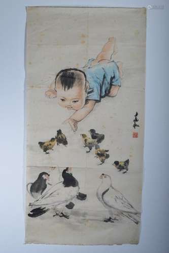 JIANG ZHOA HE 蒋兆和1904Â1986