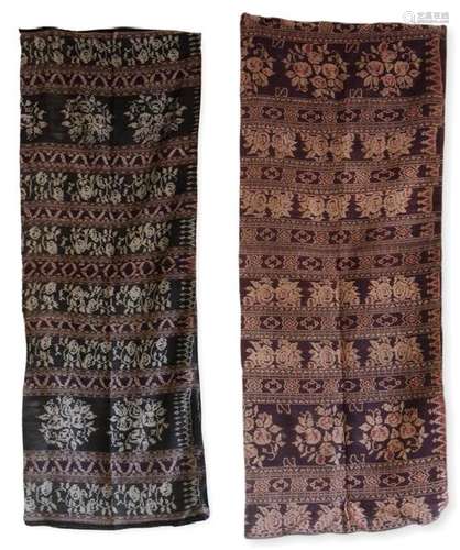 (2) Finely Woven Indonesian Textiles